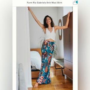 Farm Rio Gabrielle Maxi Skirt, size Med
